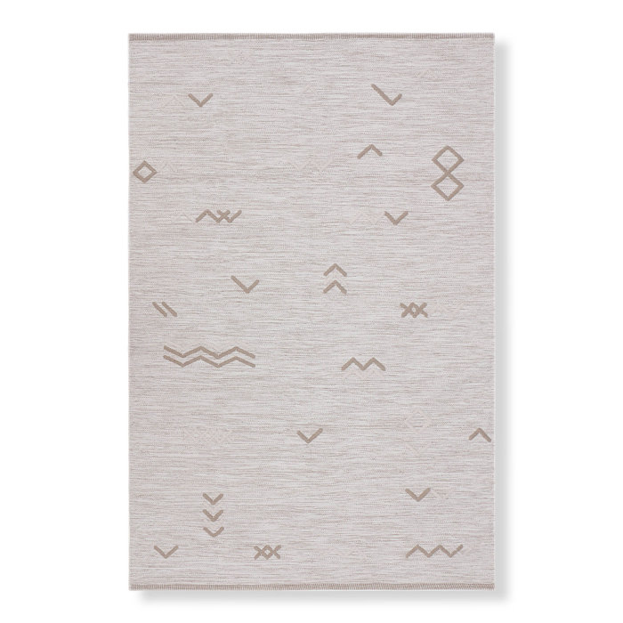 LOOMY Canyon Flatweave No Pattern Area Rug in Neutral Hues Perigold